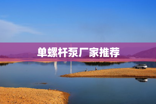 单螺杆泵厂家推荐