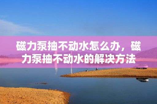 磁力泵抽不动水怎么办，磁力泵抽不动水的解决方法