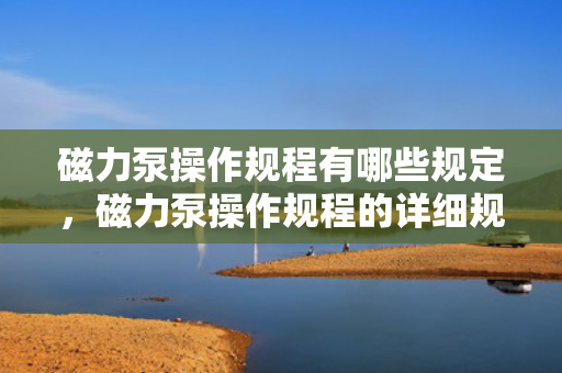 磁力泵操作规程有哪些规定，磁力泵操作规程的详细规定