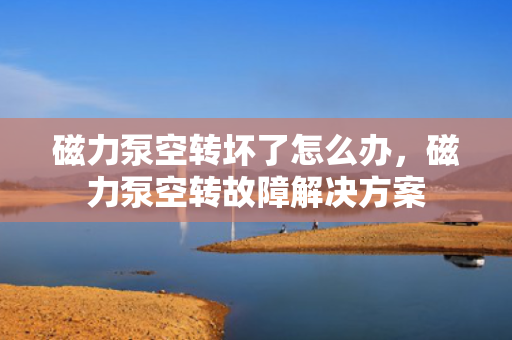 磁力泵空转坏了怎么办，磁力泵空转故障解决方案