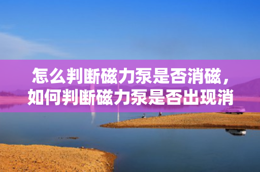 怎么判断磁力泵是否消磁，如何判断磁力泵是否出现消磁情况