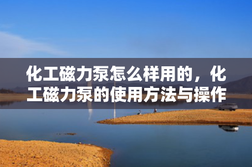 化工磁力泵怎么样用的，化工磁力泵的使用方法与操作指南