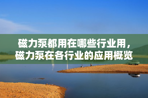 磁力泵都用在哪些行业用，磁力泵在各行业的应用概览