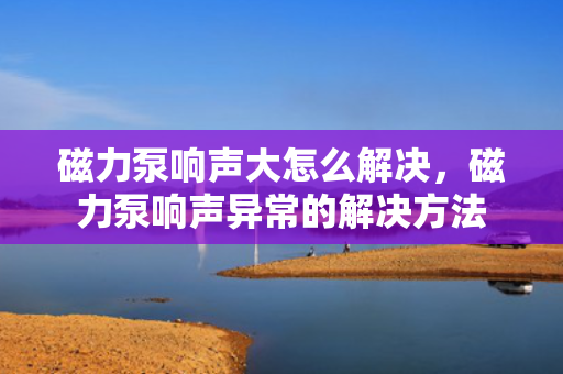 磁力泵响声大怎么解决，磁力泵响声异常的解决方法
