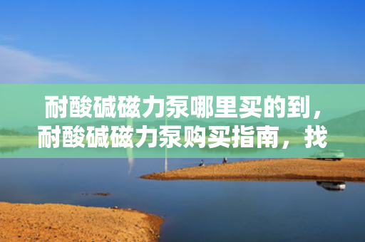 耐酸碱磁力泵哪里买的到，耐酸碱磁力泵购买指南，找到***适合你的供应商