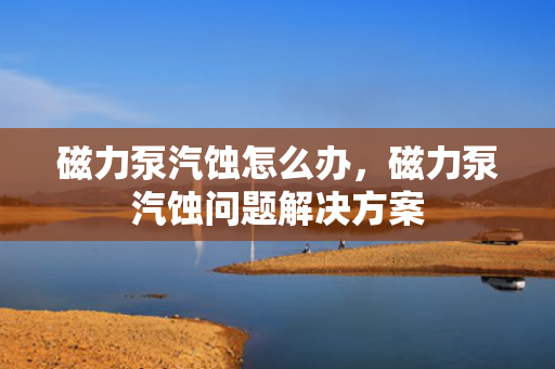 磁力泵汽蚀怎么办，磁力泵汽蚀问题解决方案