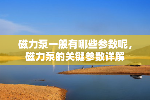 磁力泵一般有哪些参数呢，磁力泵的关键参数详解