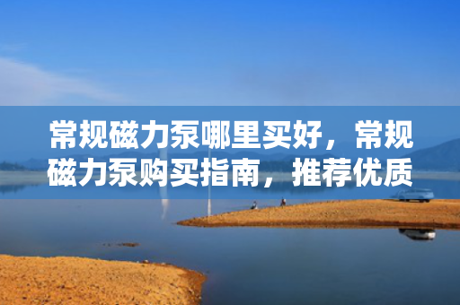 常规磁力泵哪里买好，常规磁力泵购买指南，推荐优质购买渠道