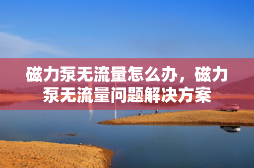 磁力泵无流量怎么办，磁力泵无流量问题解决方案