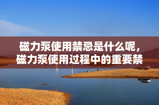 磁力泵使用禁忌是什么呢，磁力泵使用过程中的重要禁忌