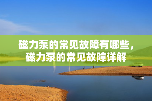 磁力泵的常见故障有哪些，磁力泵的常见故障详解