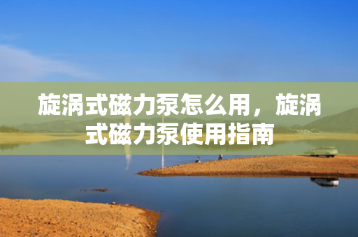 旋涡式磁力泵怎么用，旋涡式磁力泵使用指南
