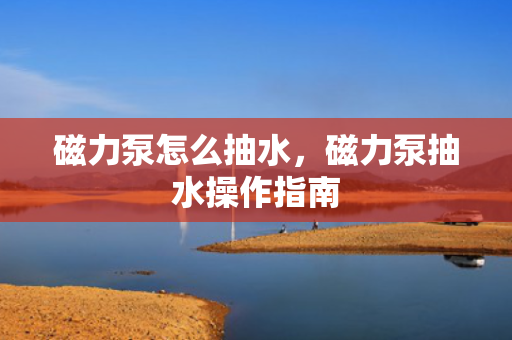 磁力泵怎么抽水，磁力泵抽水操作指南