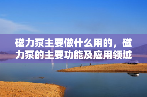 磁力泵主要做什么用的，磁力泵的主要功能及应用领域