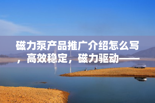磁力泵产品推广介绍怎么写，高效稳定，磁力驱动——探索磁力泵的卓越性能与应用