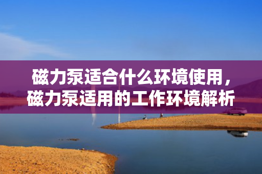 磁力泵适合什么环境使用，磁力泵适用的工作环境解析