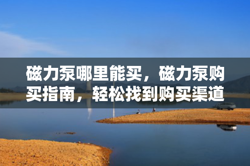 磁力泵哪里能买，磁力泵购买指南，轻松找到购买渠道