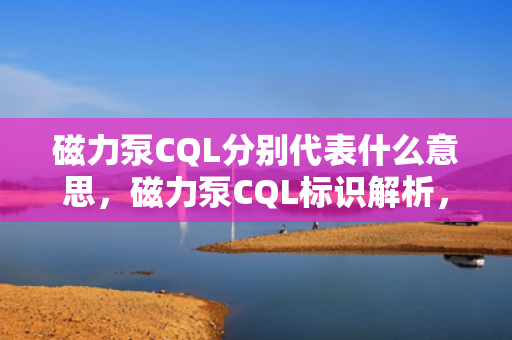 磁力泵CQL分别代表什么意思，磁力泵CQL标识解析，各字母含义揭秘