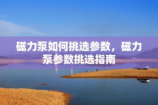 磁力泵如何挑选参数，磁力泵参数挑选指南
