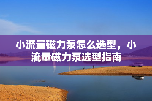 小流量磁力泵怎么选型，小流量磁力泵选型指南