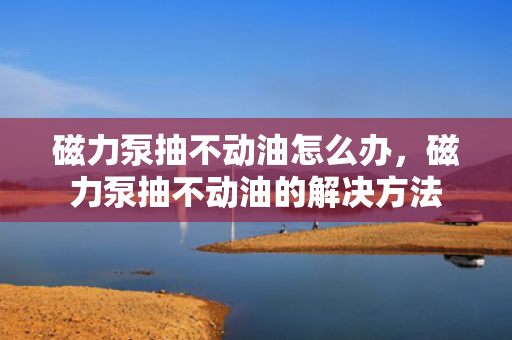 磁力泵抽不动油怎么办，磁力泵抽不动油的解决方法