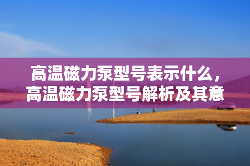 高温磁力泵型号表示什么，高温磁力泵型号解析及其意义