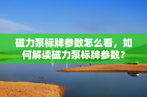 磁力泵标牌参数怎么看，如何解读磁力泵标牌参数？