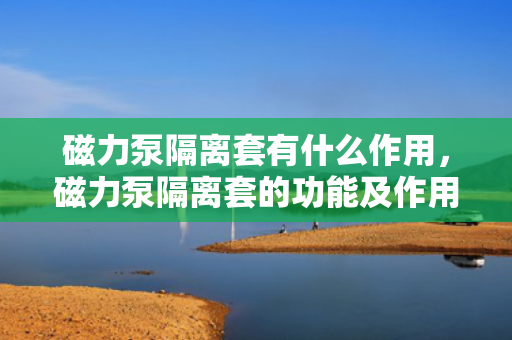 磁力泵隔离套有什么作用，磁力泵隔离套的功能及作用解析