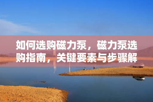 如何选购磁力泵，磁力泵选购指南，关键要素与步骤解析