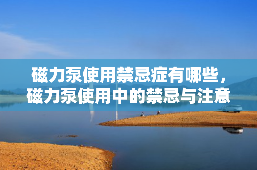 磁力泵使用禁忌症有哪些，磁力泵使用中的禁忌与注意事项