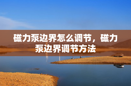 磁力泵边界怎么调节，磁力泵边界调节方法