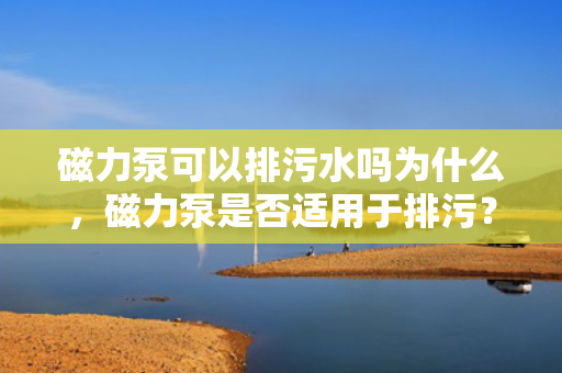 磁力泵可以排污水吗为什么，磁力泵是否适用于排污？原因解析