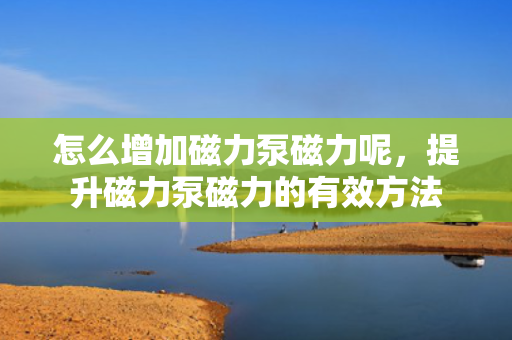 怎么增加磁力泵磁力呢，提升磁力泵磁力的有效方法