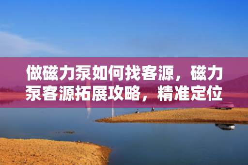 做磁力泵如何找客源，磁力泵客源拓展攻略，精准定位与有效推广