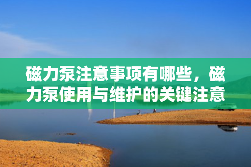 磁力泵注意事项有哪些，磁力泵使用与维护的关键注意事项
