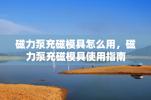 磁力泵充磁模具怎么用，磁力泵充磁模具使用指南