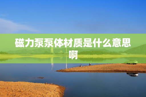 磁力泵泵体材质是什么意思啊