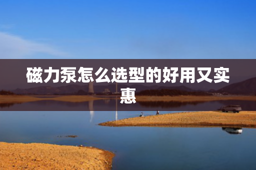 磁力泵怎么选型的好用又实惠