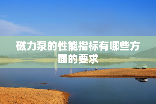 磁力泵的性能指标有哪些方面的要求