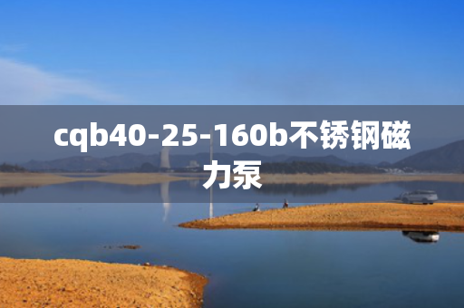 cqb40-25-160b不锈钢磁力泵 cqb40-25-160b不锈钢磁力泵