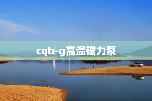 cqb-g高温磁力泵