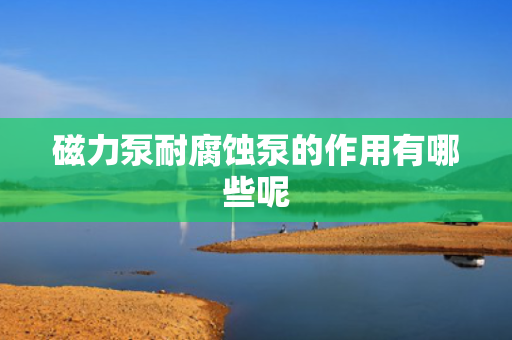 磁力泵耐腐蚀泵的作用有哪些呢