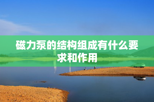 磁力泵的结构组成有什么要求和作用