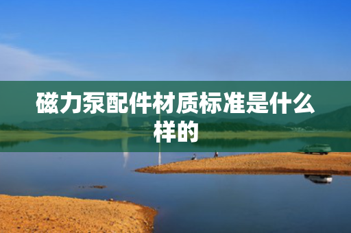 磁力泵配件材质标准是什么样的