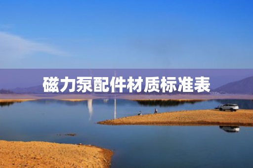 磁力泵配件材质标准表