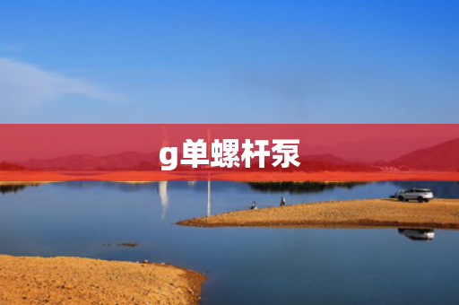 g单螺杆泵