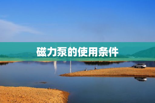 磁力泵的使用条件