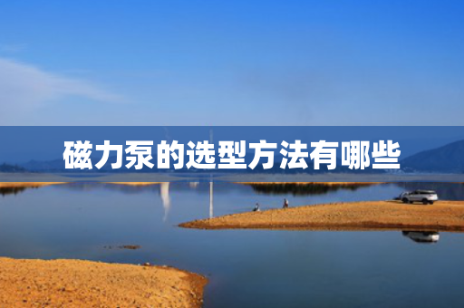 磁力泵的选型方法有哪些