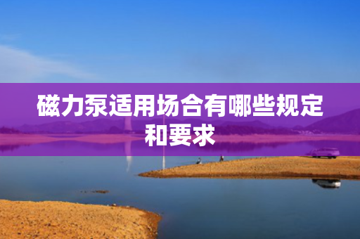磁力泵适用场合有哪些规定和要求