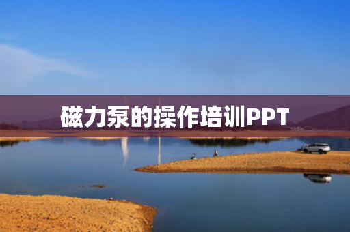 磁力泵的操作培训PPT